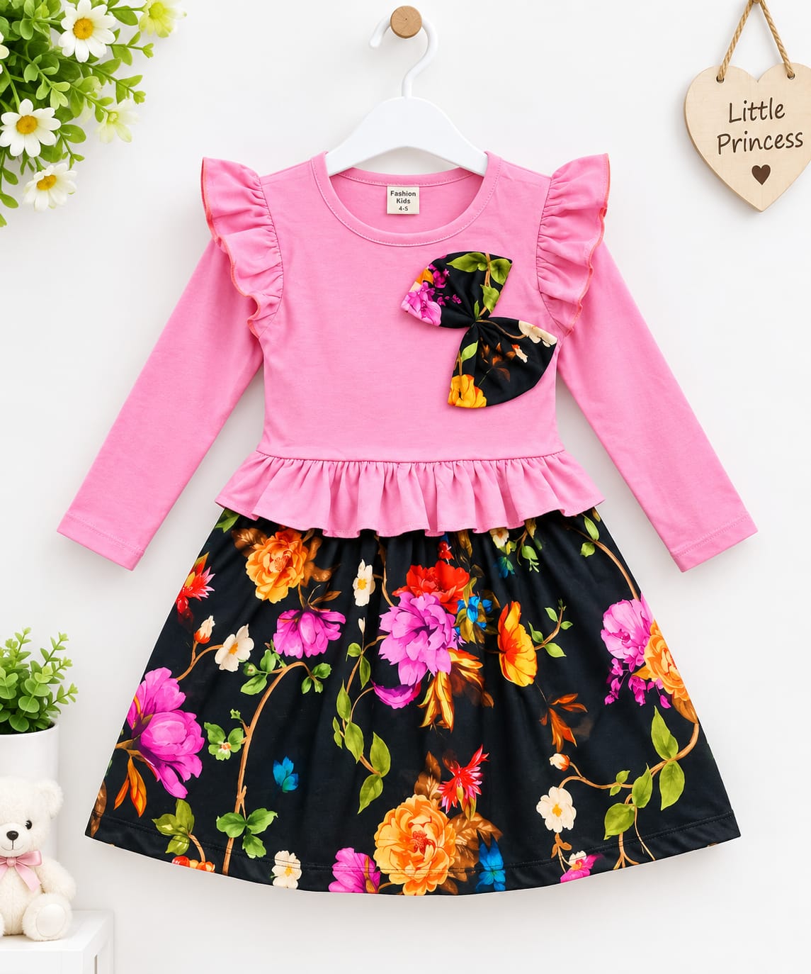 Grils full sleeve frock